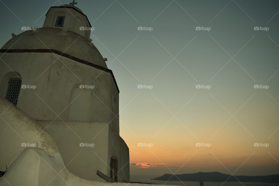 Sunset in Santorini