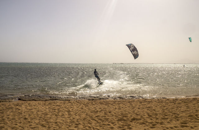 kitesurfing in Egypt