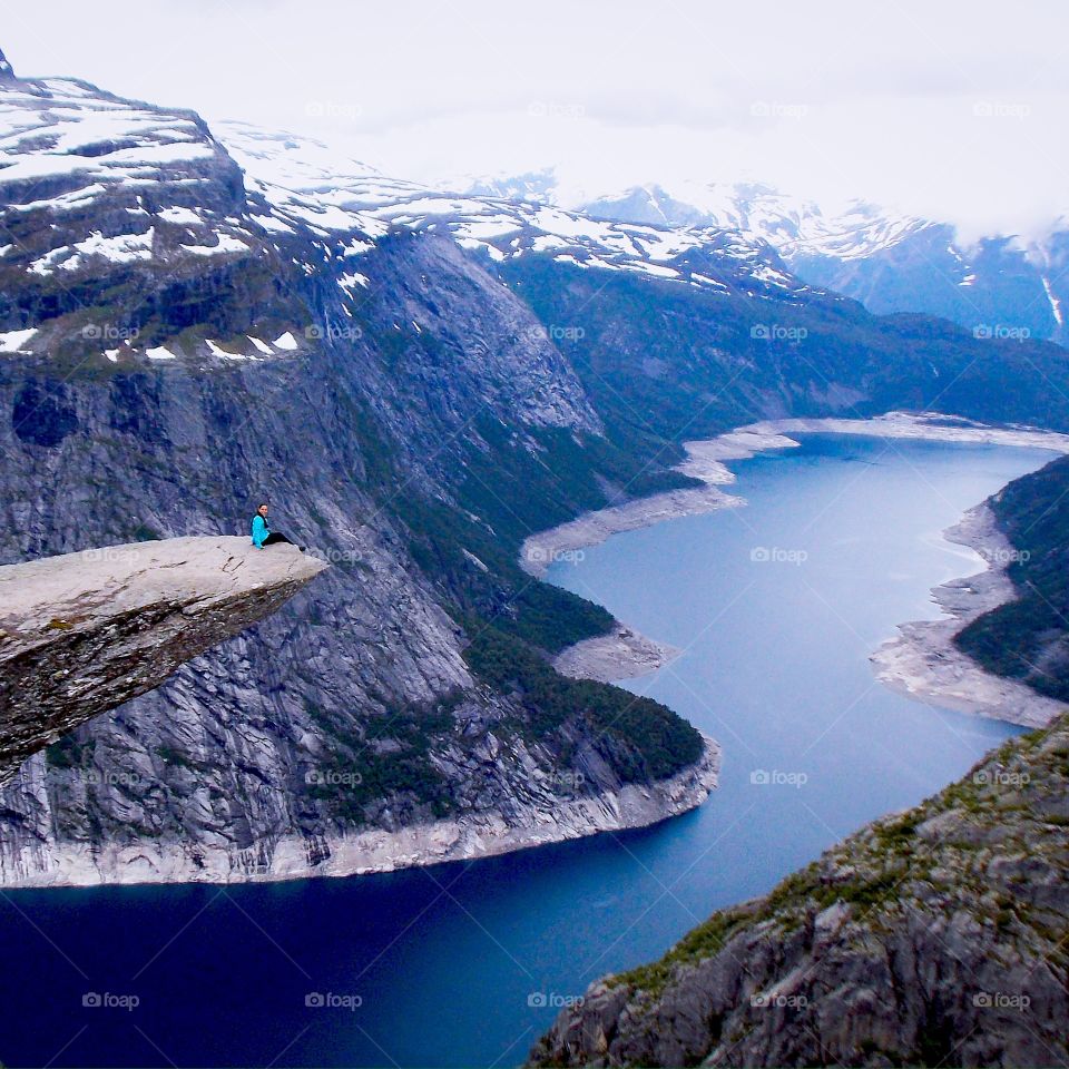 Trolltunga. Took 5 hours and 11km but finally we got there!