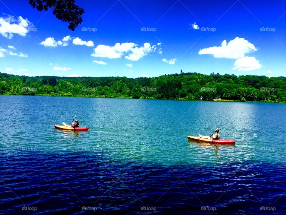 Kayaking at Lake Myosotis