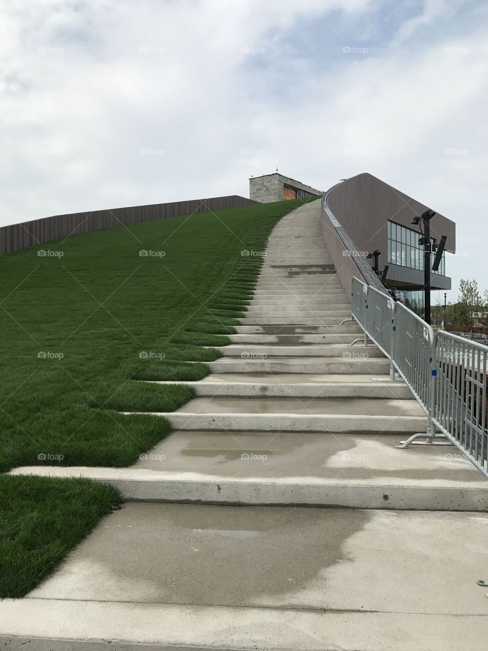 Sledding hill at lambeau 