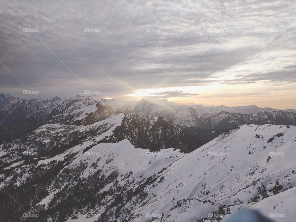On my vacation to the peak of Himalayan Ranges 🤗
