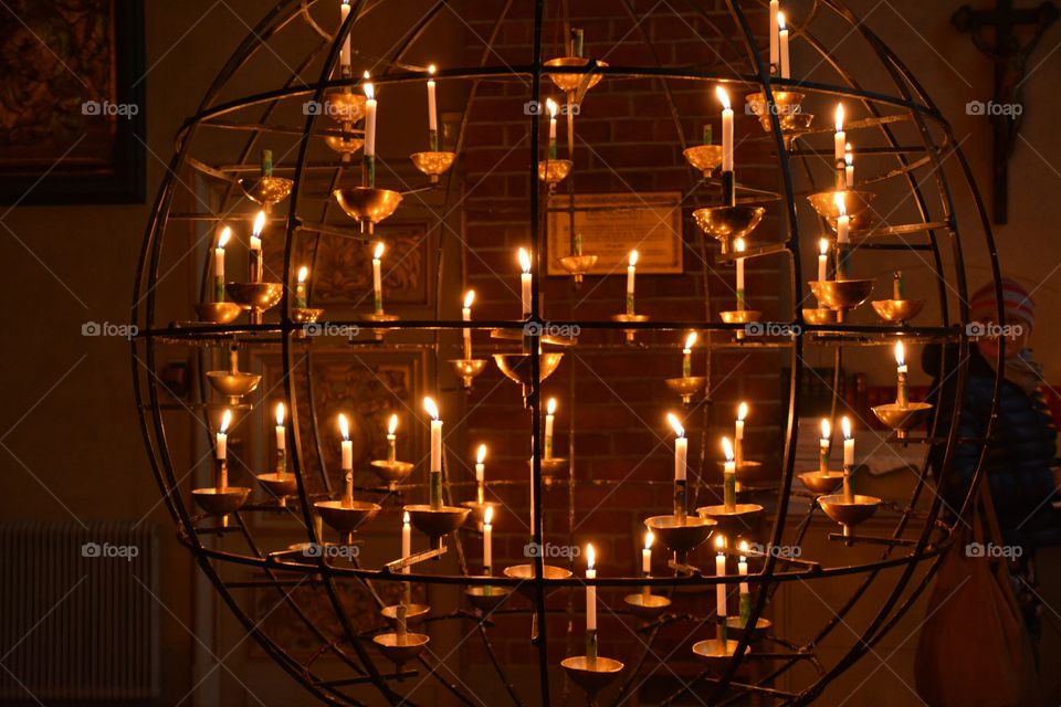 Globe candelabra 