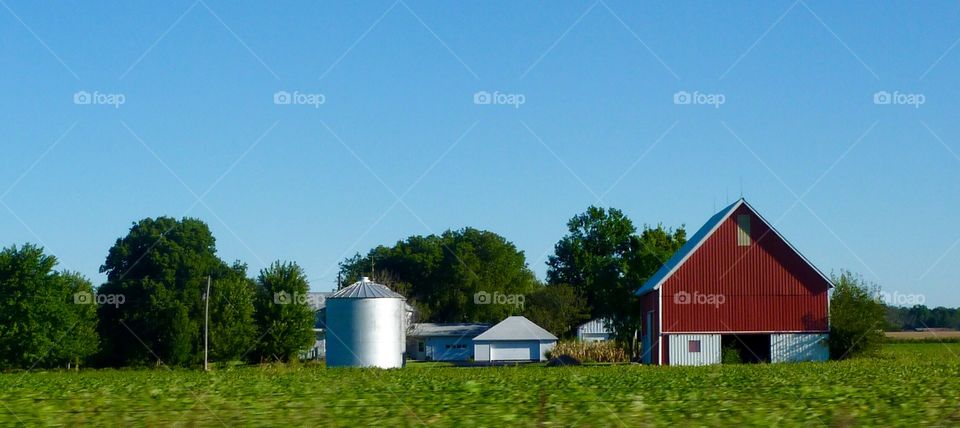 Rural Farm in the Midwest