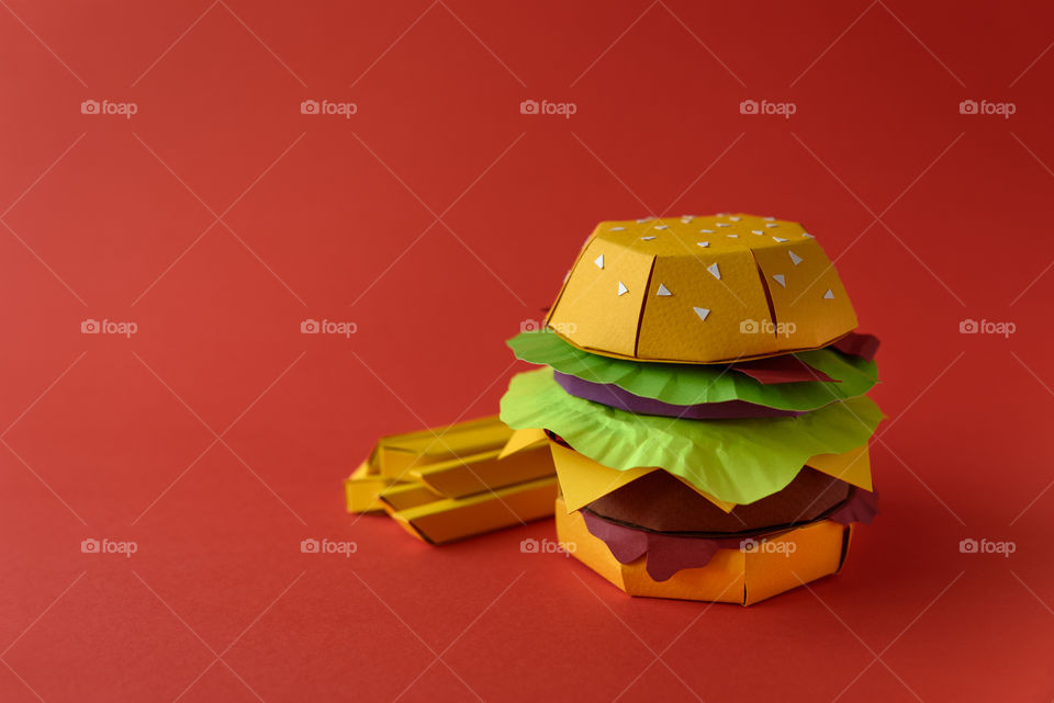 Paper burger