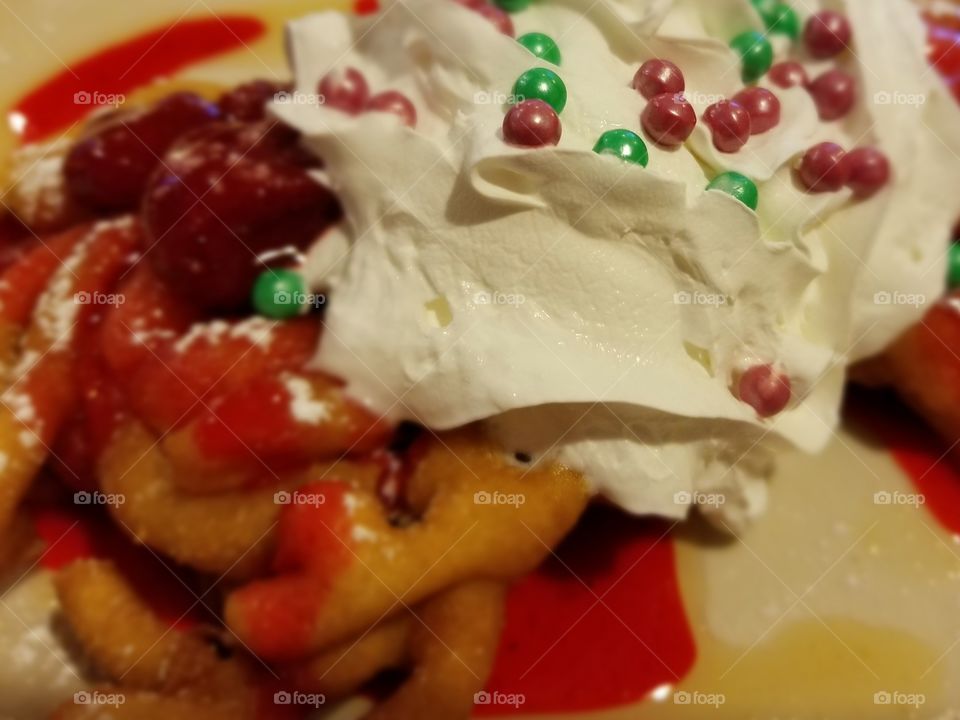 IHOP Elf On a Shelf Funnel Cake Goodies