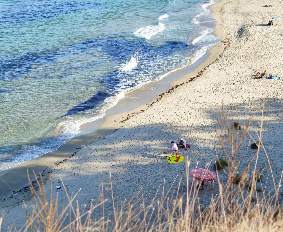 Relax on a calm beach