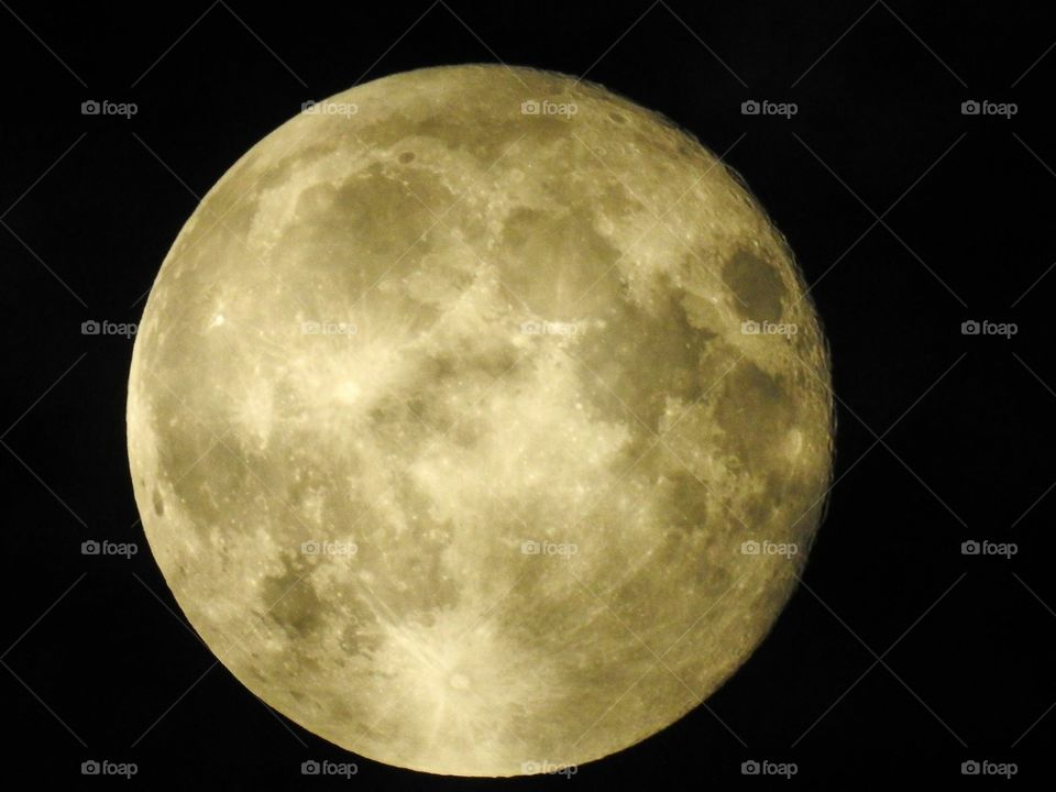 Full Moon. Full moon taken before lunar eclipse