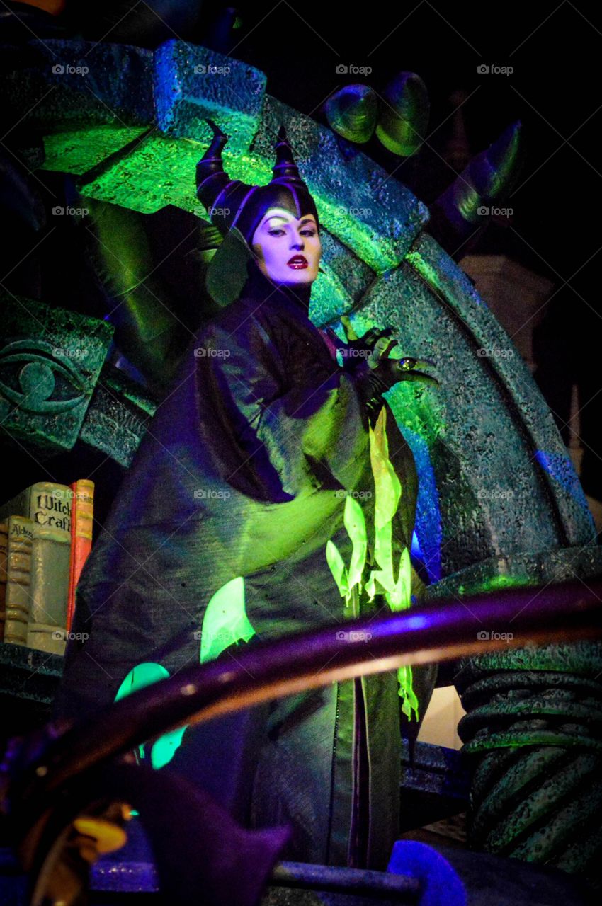 Maleficent' signature look.
