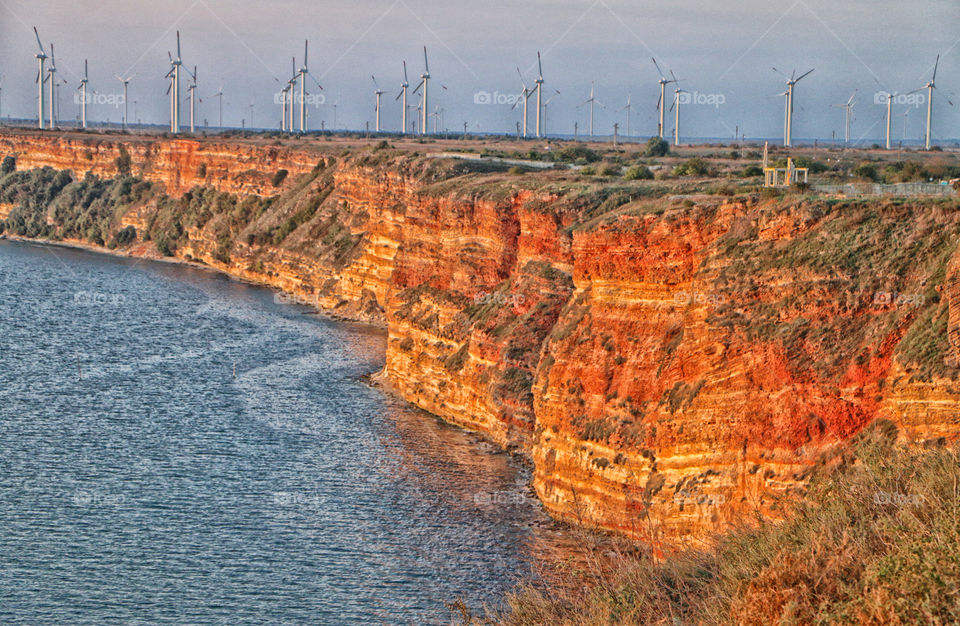 Wind turbines. Wind turbines