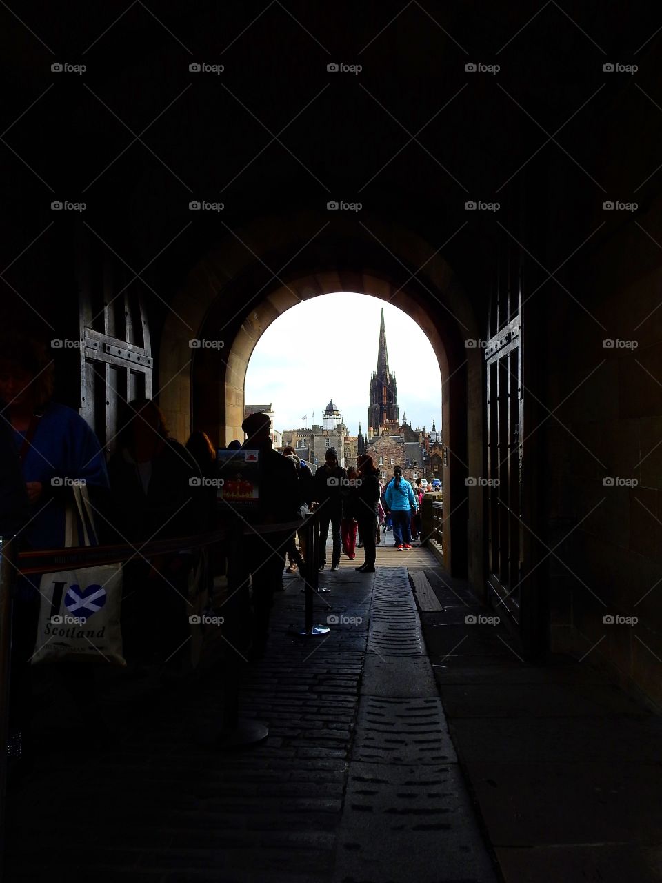 Edinburgh Castle gate