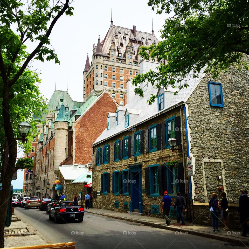 Vieux Quebec. Quebec City, Quebec.