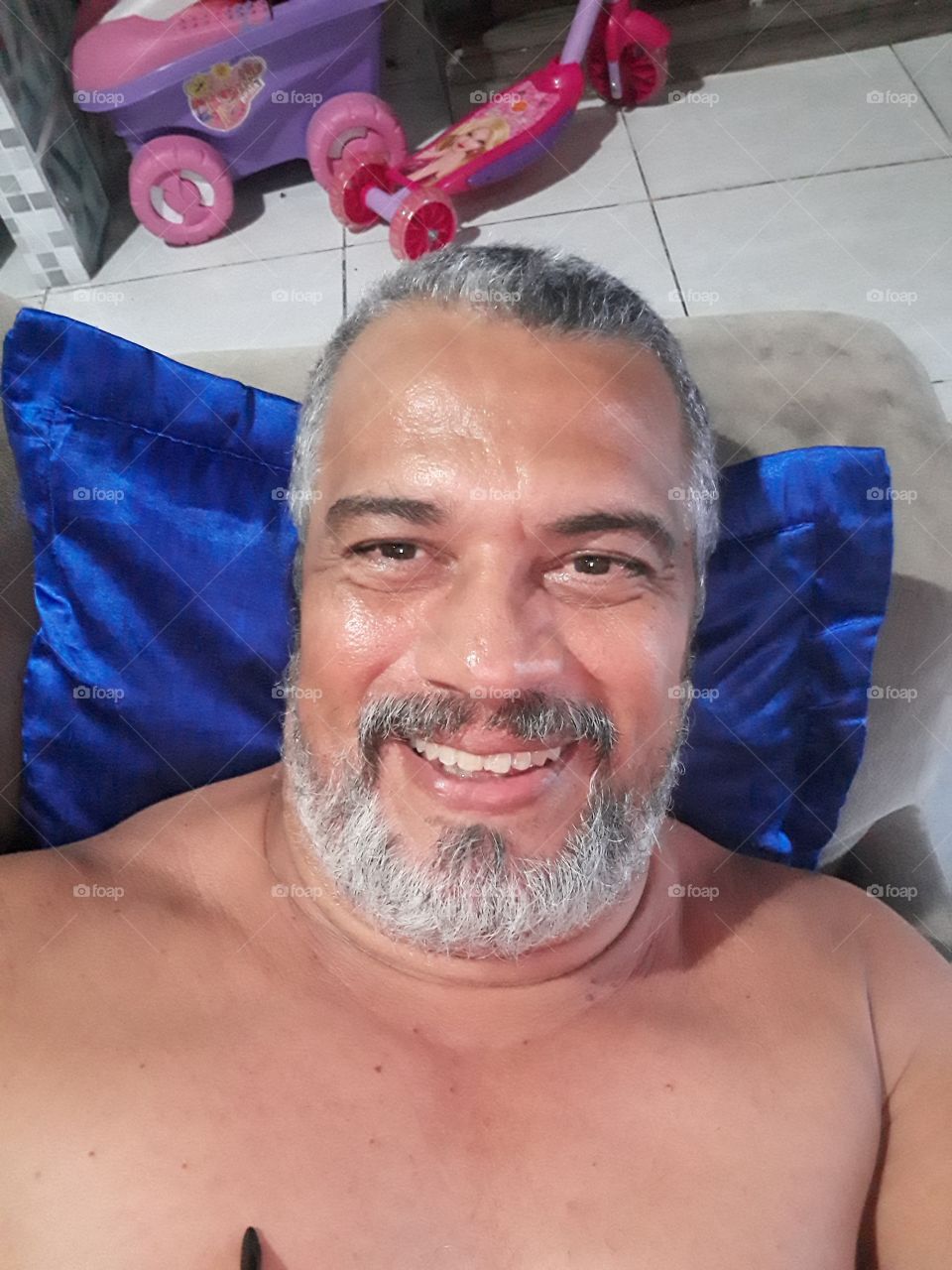 the Blue in Black eyes