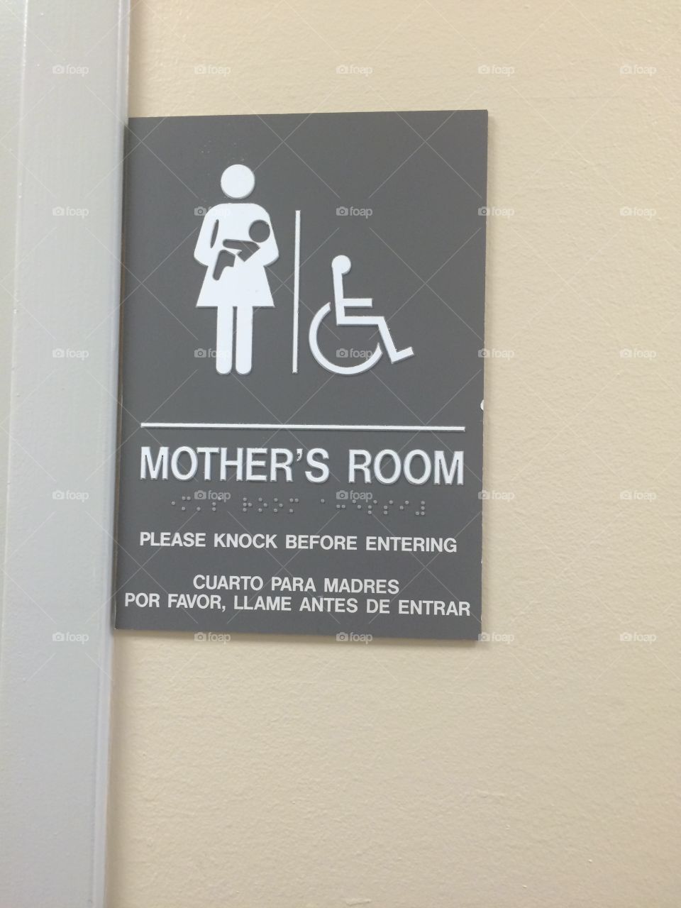 A Mother's Room. Out shopping and found this at the local baby store chain.