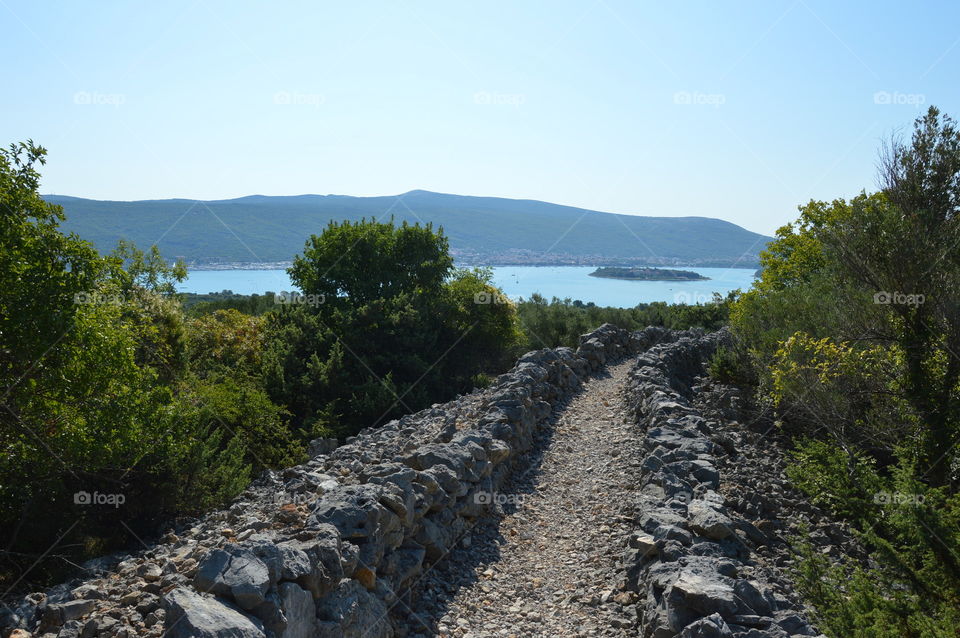 Olve trails Krk Croatia