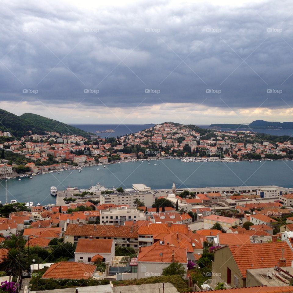 Rooftop view, Dubrovnik, Croatia