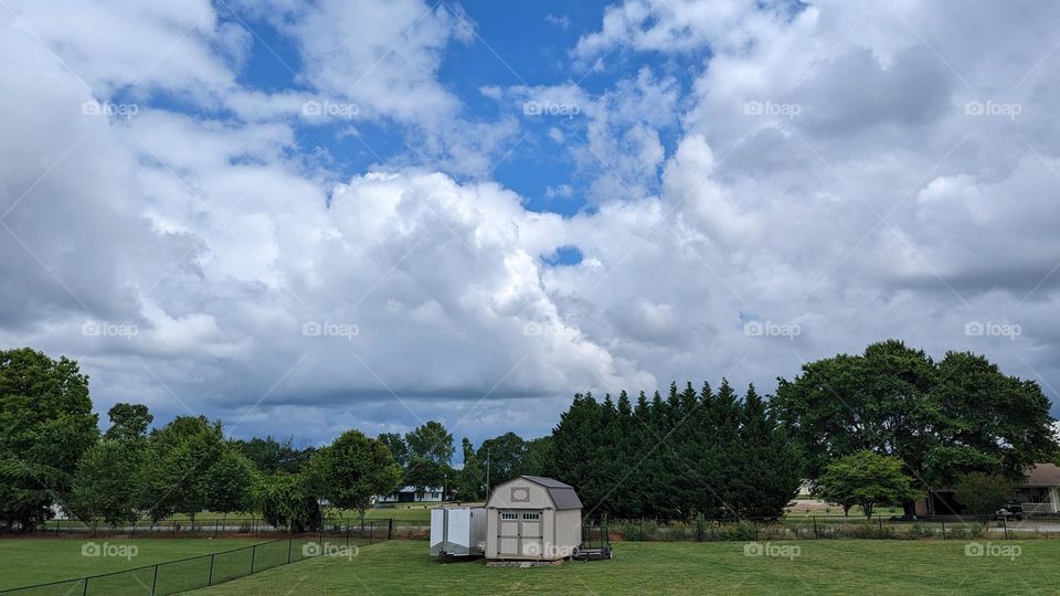 After the storm clears, the super clouds appear