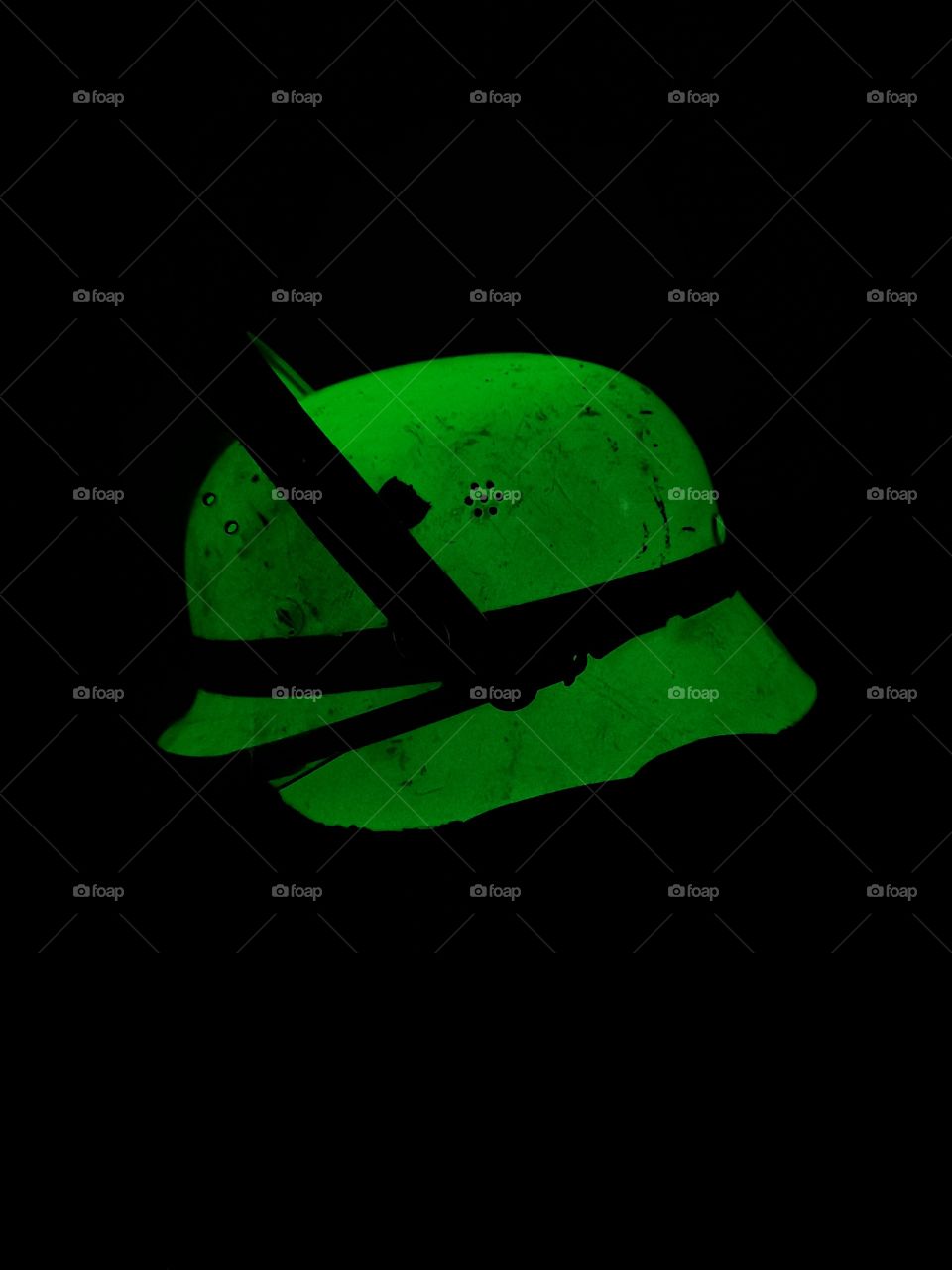 Firefighter-helmet | glowing in the dark