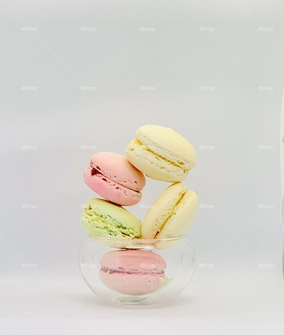 Happiness is macarons.