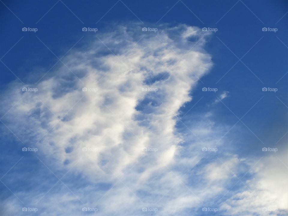 detail of a cloud