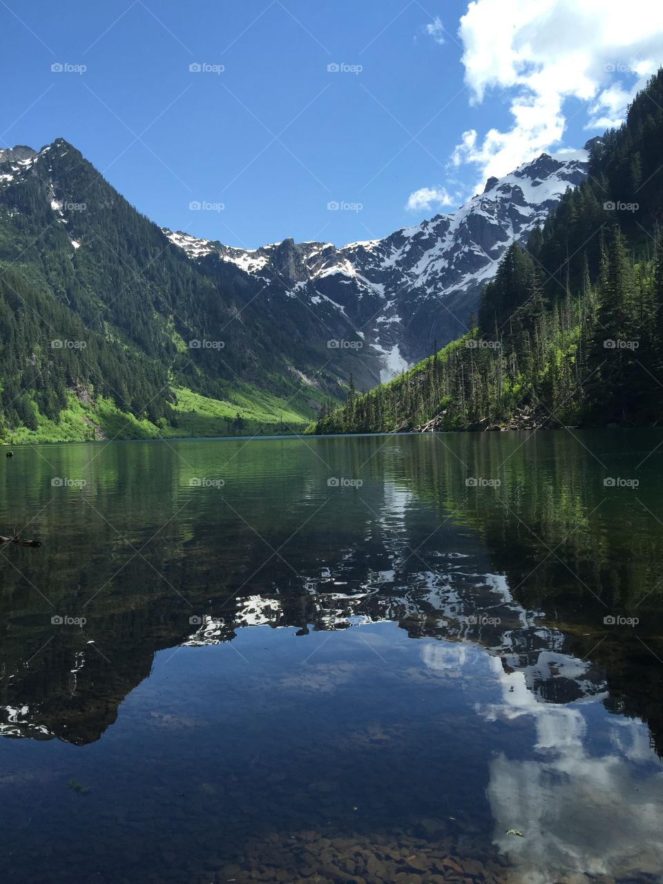 Goat Lake. Destination on my hike, beautiful Goat Lake