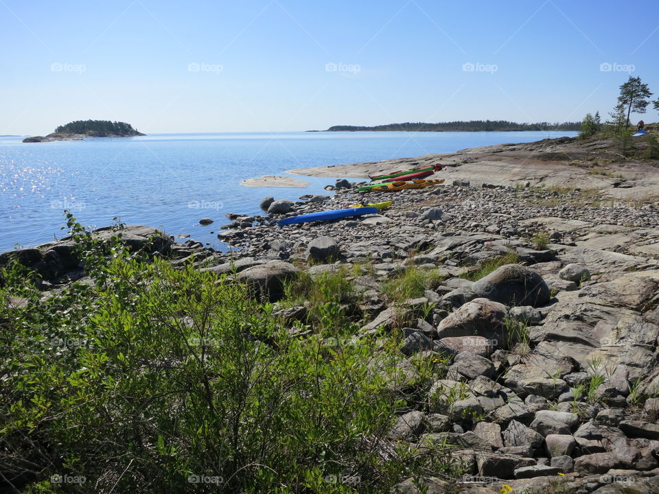 Ladoga lake islands
