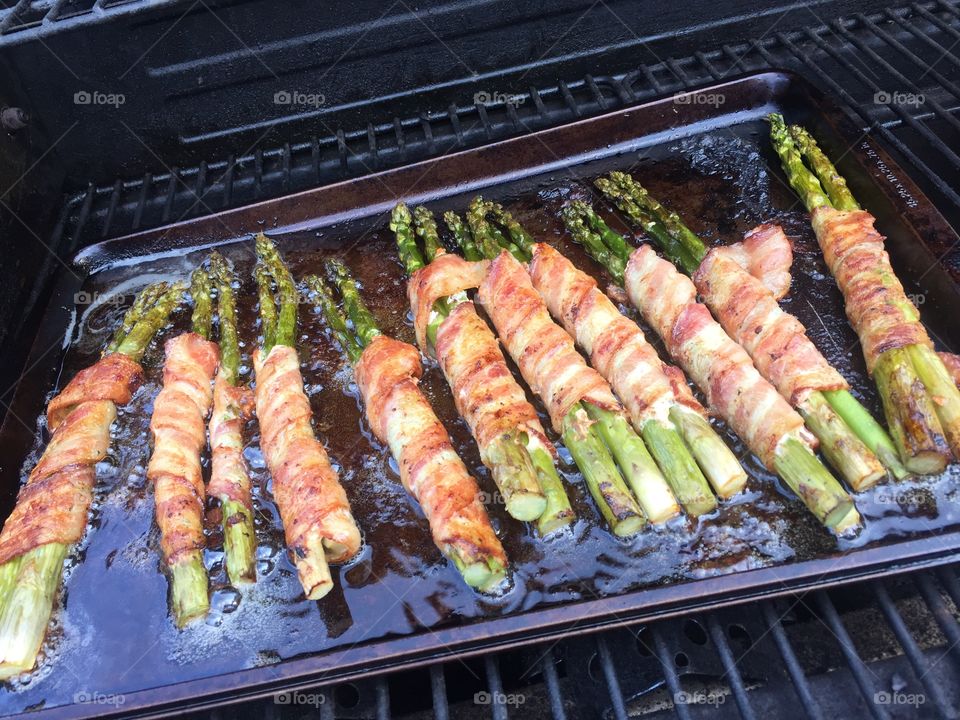 Bacon wrapped asparagus 
