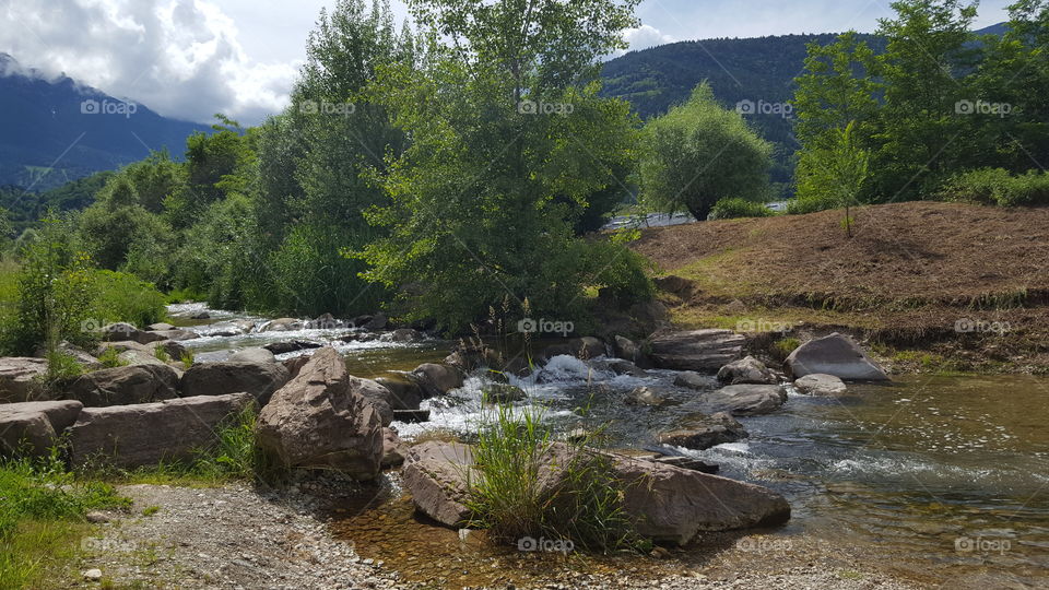 Small Creek and waterfall