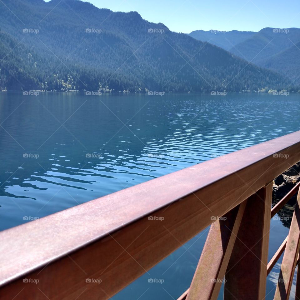 Spruce Railroad Trail on Lake Crescent in the Pacific Northwest