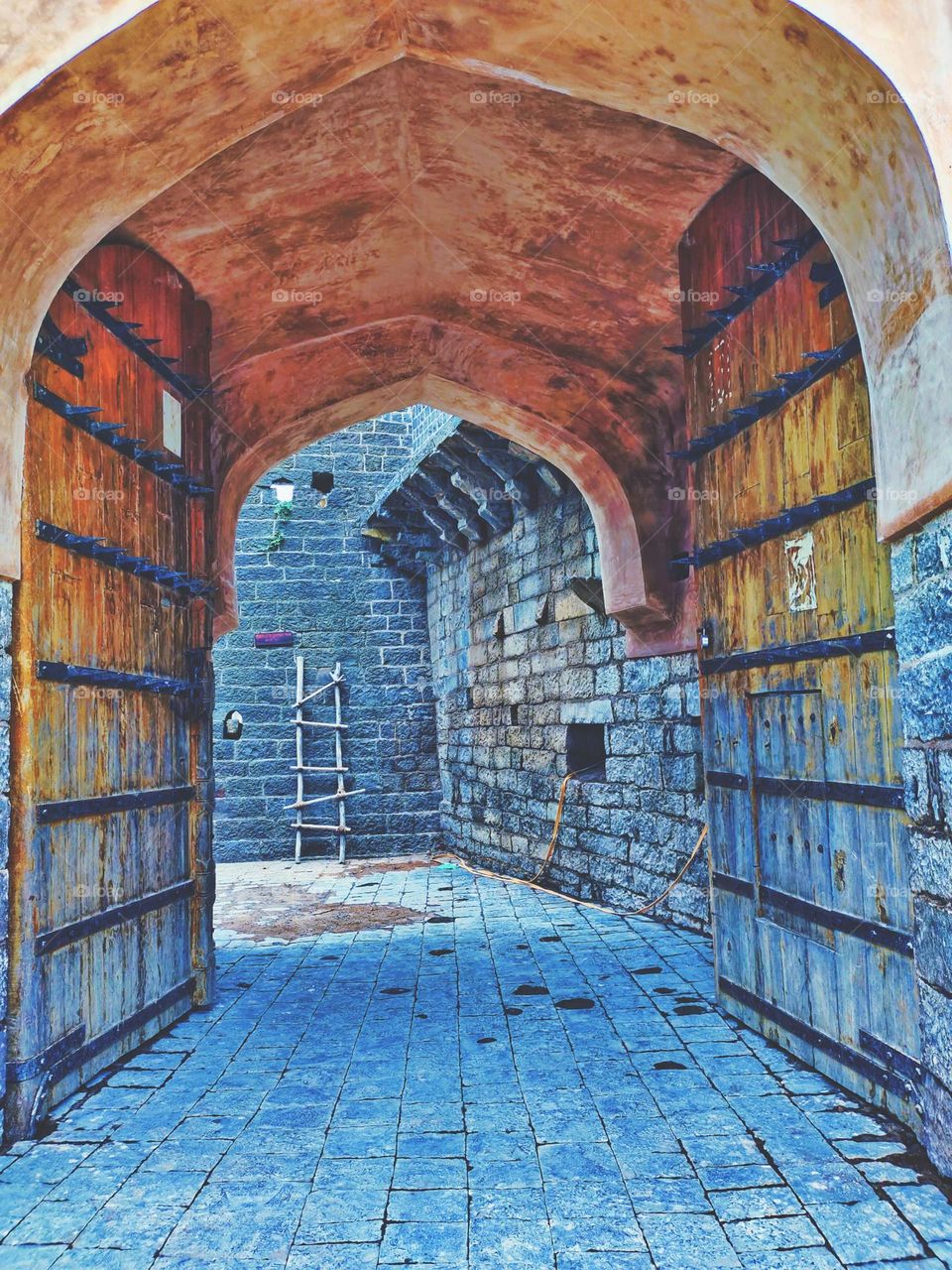 The gate of the fort