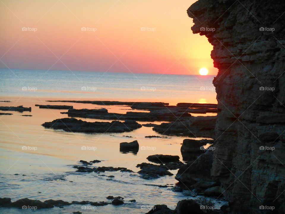 Sunset, No Person, Water, Dawn, Beach