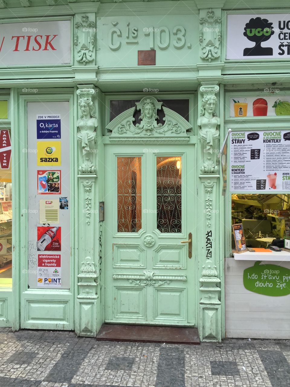 Old Storefront in Prague