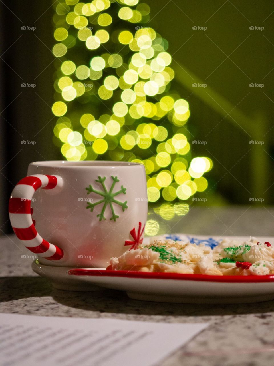 "Milk and cookies for Santa"