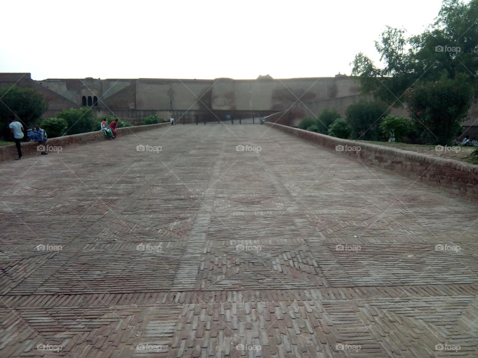 an ancient fort of Bathinda city- a monument protected by Govt Of India- inner part