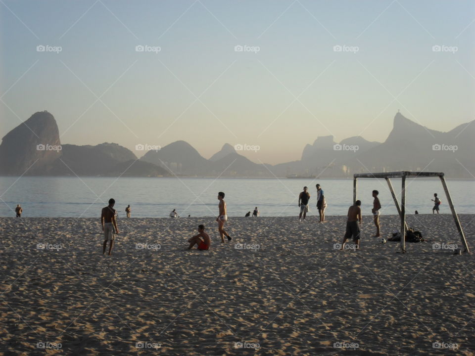 Soccer. soccer on the beach