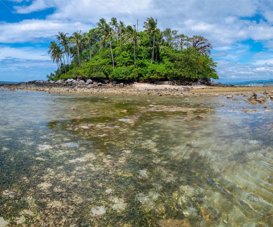 The small cute island in Phuket Thailand