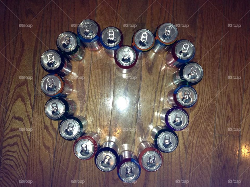 Heart of cans