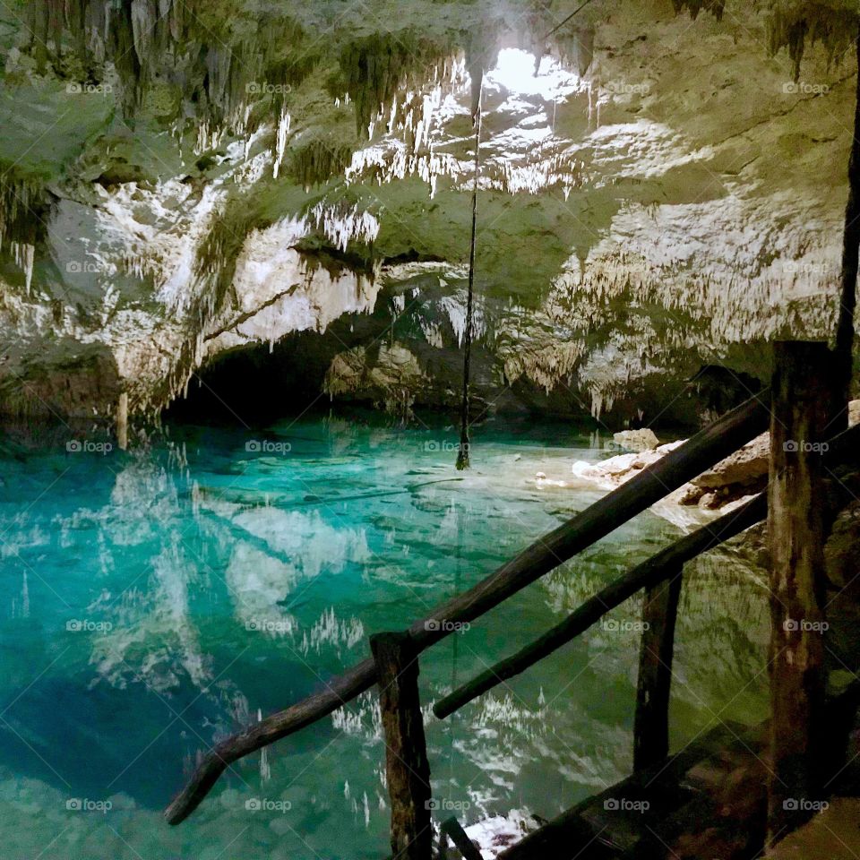 Tulum cenote cave