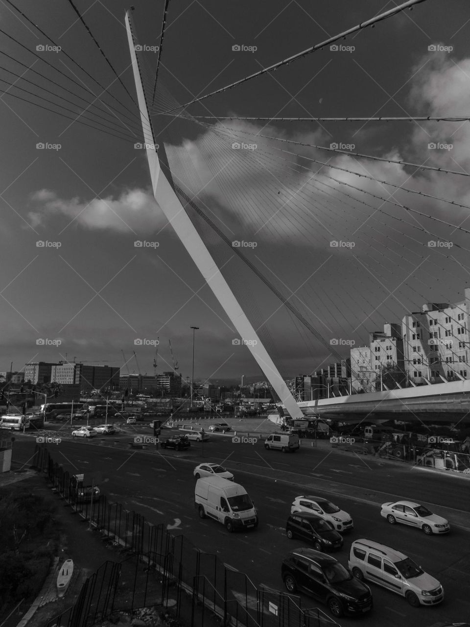 Chords Bridge in Jerusalem
