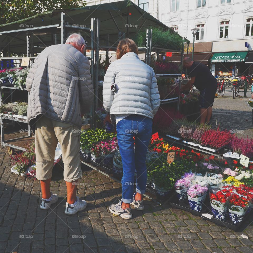 Flower shopping