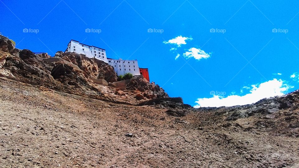 Real estate top of monastery structures everywhere...