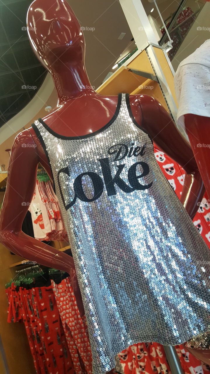 Sequin coke shirt