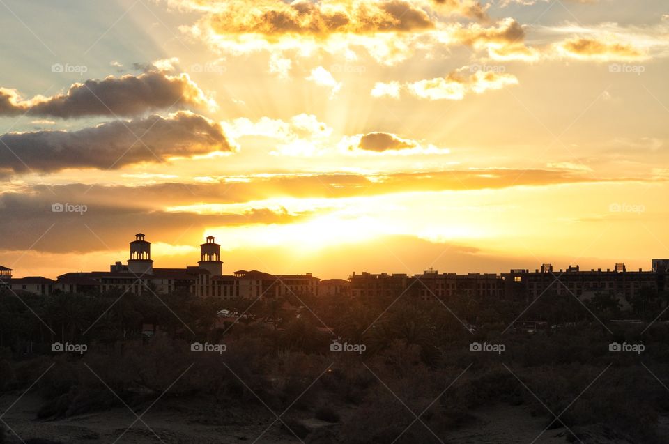 Sunset, No Person, Dawn, Landscape, Evening