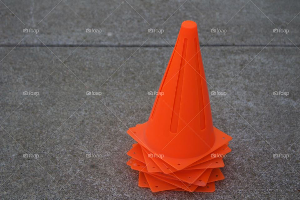 Orange Color Story - safety cones