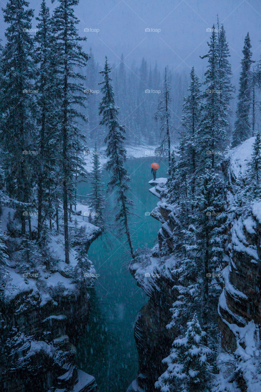 When your friends goes out on a ledge for you. Sometimes you need an umbrella to stop the snow from hitting you. 
