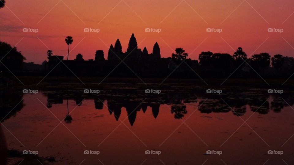 Angkor wat in Cambodia