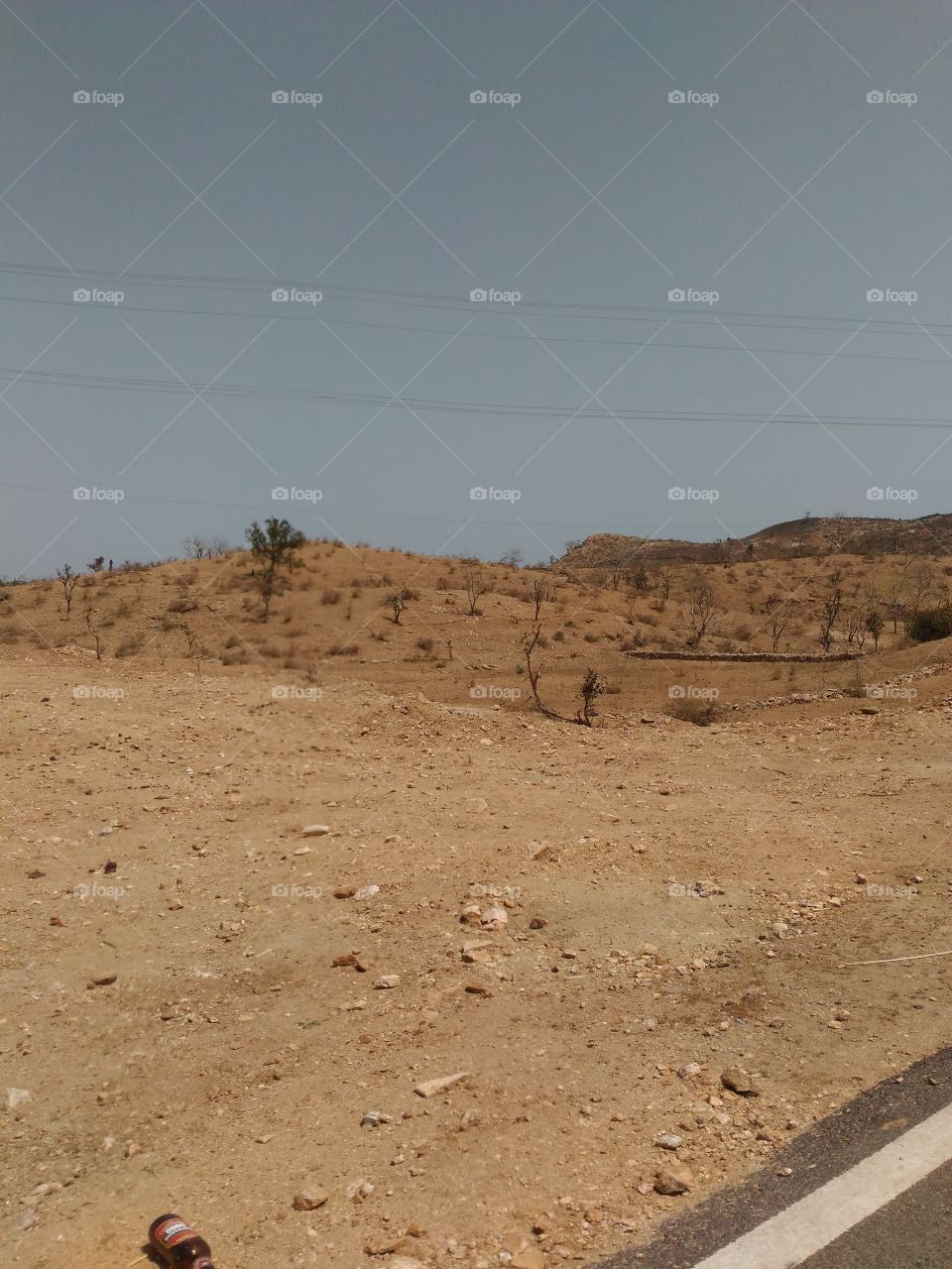 Landscape, Desert, Sand, No Person, Road