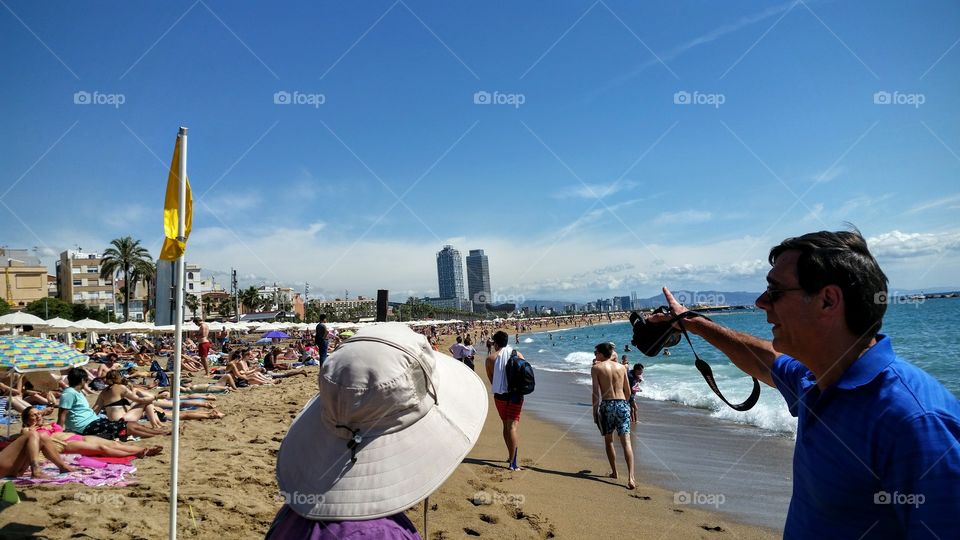 Barcelona beach