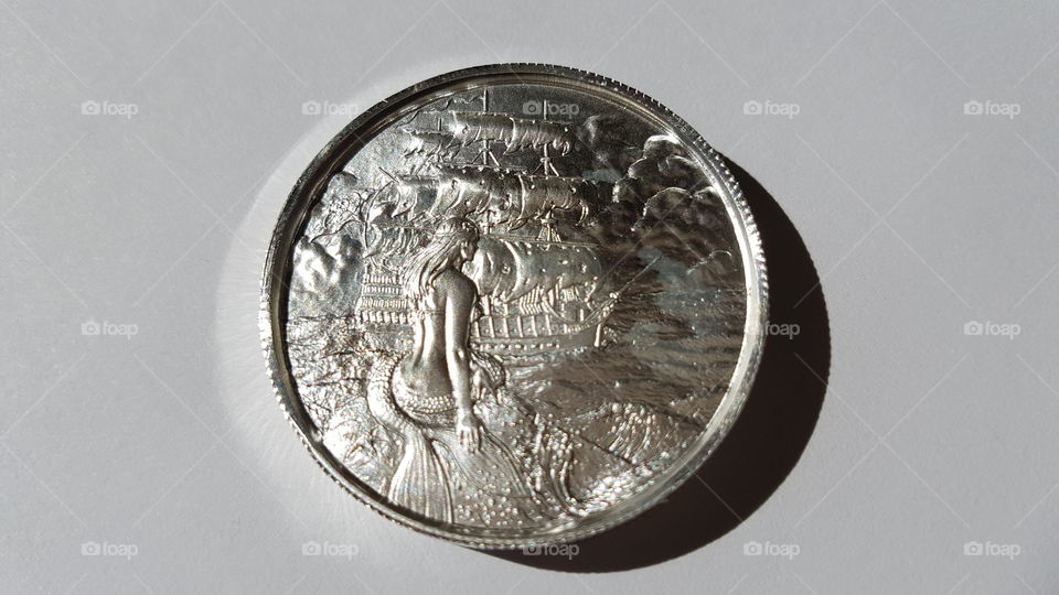 Siren Privateer silver coin
