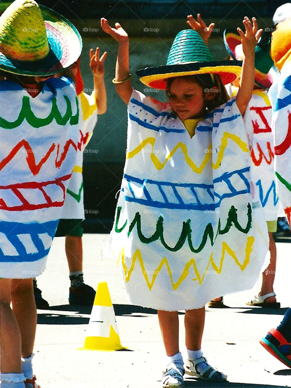 Cute child dancing